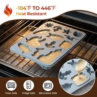 Moule à gâteau en silicone SILIKOLOVE Factory Beach Series Shapes, antiadhésif, facile à démouler, sans BPA, certifié LFGB Platinum.