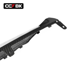 Para <span class=keywords><strong>BMW</strong></span> G20 G21 LCI M Sport 320i 325i 330i 330d <span class=keywords><strong>2023</strong></span>-2026, Difusor Trasero Inferior de Parachoques Estilo MP de Fibra de Carbono Seca, Cubierta 51195A4F525 - Product Image 6