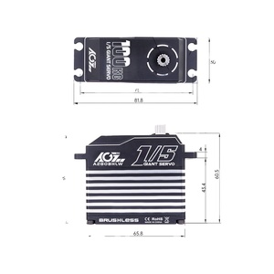 AGF A280BHLW 53.0/100.0 Engranaje de Torque Grande Sin Escobillas para Coche RC, Material Metálico - Product Image 2