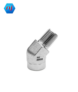 Produits d'usine : Raccords de tuyauterie nationaux NPT, coudes 45° à filetage <span class=keywords><strong>mâle</strong></span>/<span class=keywords><strong>femelle</strong></span> en acier au carbone et acier inoxydable, raccords hydrauliques NPT - Product Image 3