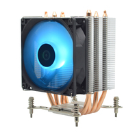 Enfriador de CPU 4H90D, Ventilador PWM ARGB de 90 mm, 4 Tubos de Calor, Enfriador de Aire para Intel LGA 1700 1851 1200 115X AMD AM5 AM4, Ventilador para PC de Escritorio para Juegos