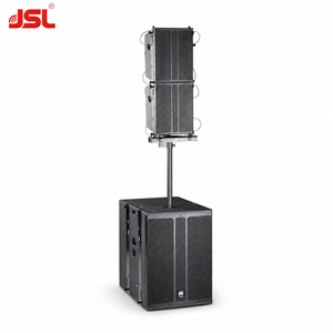 Système de sonorisation actif JSL K6 <span class=keywords><strong>K7</strong></span> avec caisson de basses amplifié et système Line Array 2 voies pour concerts et événements en direct - Product Image 1