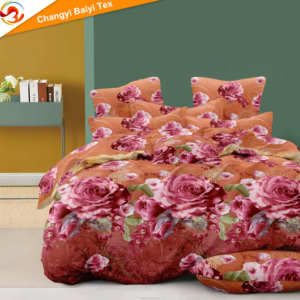 <span class=keywords><strong>Parure</strong></span> de lit 4 pièces motif pivoine, fabrication OEM Chine, vente chaude Afrique, couvre-lit anti-décoloration, ensemble <span class=keywords><strong>drap</strong></span>-housse 360 - Product Image 1
