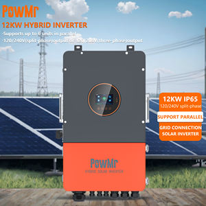 PowMr 12KW Split <span class=keywords><strong>Phase</strong></span>/trifásico Inversor <span class=keywords><strong>Solar</strong></span> 120/240Vac 120/208V Suporte Paralelo Inversor <span class=keywords><strong>Solar</strong></span> Híbrido - Product Image 1