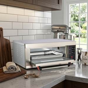 Equipo de Panadería Profesional, Horno Eléctrico de 1 Plataforma, Horno Industrial con Bandeja Extraíble, Tostadoras Comerciales y Hornos para Pizza - Product Image 2
