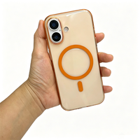 Coque de téléphone transparente antichoc magnétique pour iPhone 17 16 15 14 13 Pro Max Plus, anti-jaunissement, livraison gratuite
