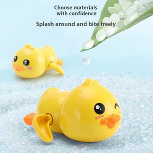 Jouets <span class=keywords><strong>de</strong></span> <span class=keywords><strong>bain</strong></span> en plastique ABS en forme <span class=keywords><strong>de</strong></span> canard jaune Zhiqu, qui font des sons, pour les enfants <span class=keywords><strong>de</strong></span> 5 à 7 ans, motif cœur, jeux aquatiques - Product Image 3