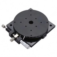 REALMAX RS RSP RGE Plateau de positionnement linéaire manuel de précision à entraînement micrométrique, table rotative manuelle