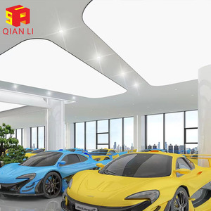 Caisson lumineux de plafond de LED de haute luminosité de cadre en aluminium de rectangle de film mou pour la publicité d'affichage de voiture et l'éclairage de beauté - Product Image 1