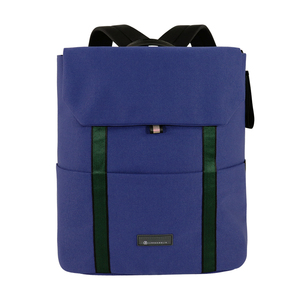 Blue Oxford <b>Laptop</b> <b>Backpack</b> Minimalist Softback Below 24L Water Resistant Unisex Shoulder Straps Solid Color Anti-Theft RFID USB - Product Image 1