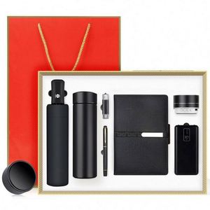 Nouveau Coffret Cadeau d'Entreprise 2024 : Parapluie et Carnet en Acier Inoxydable Personnalisables avec Logo, Idéal pour le Marketing et la Promotion - Product Image 3