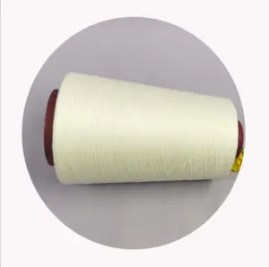 100% mvs Viscose เส้นด้ายดิบสีขาวสำหรับถักและทอผ้า NE 30S/1