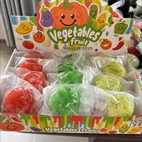 Balle à presser en forme de sorbet aux fruits, jouet sensoriel ASMR au son craquant, anti-stress, jouet de décompression pour cadeau promotionnel