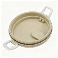Boîte à lunch légère empilable en acier inoxydable avec couvercle en PP, compartiments de conservation pour le stockage des aliments en camping en plein air