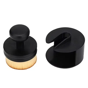 YOUXIN HQ Mixed Proc Discount Single Flat Brush Plastic Handle Synthetic Hair Sponge <b>Foundation</b> Eyeliner Eye Shadow Makeup - Product Image 5