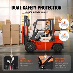 Micro-interrupteur arrière à angle réglable ceinture de sécurité rétractable 6.3-13.4 pouces universel chariot élévateur tracteur chargeur pelle siège universel - Product Image 4