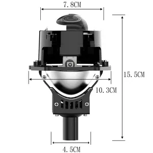 Tích hợp cao g90c không thấm nước ngay lập tức bắt đầu chống nhấp nháy phổ Xe mô hình 6500K Led Đèn Pha dự án