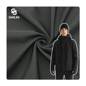 70D 4 Way Stretch TPU Micro Polar Fleece 3 In 1 Softshell Waterproof 90 Nylon 10 Spandex Fabric Windproof Outdoor