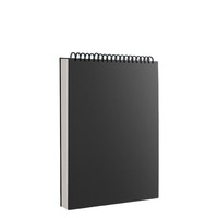 Carnet de croquis personnalisé grand format à spirale, couverture en kraft, bloc de dessin vierge pour artistes, étudiants et fournitures artistiques