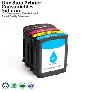 Cartucho de tinta compatível premium, para impressora hp inkjet 1000 1100 2600, uso premium em tinta, 10, 11
