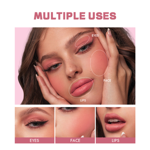 Marque privée Fard à joues de maquillage naturel hautement pigmenté Fard à joues mates en <span class=keywords><strong>mousse</strong></span> de velours imperméable et longue durée - Product Image 5
