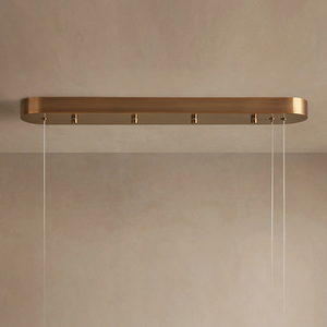 Lampadario Lineare <span class=keywords><strong>Moderno</strong></span> da 64'' in Alabastro per <span class=keywords><strong>Soggiorno</strong></span> - Product Image 5