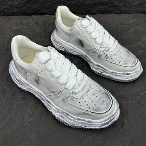 Zapatillas de Baloncesto de Lona Blancas de Alta Calidad, Transpirables, con Cordones, Forro de Malla, de Lujo, Estilo Casual, para Hombre - Product Image 2