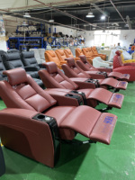 Fauteuil chaise home cinéma en bois massif cinéma fauteuil inclinable électrique salle multimédia fonctionnel sièges de cinéma sièges de théâtre