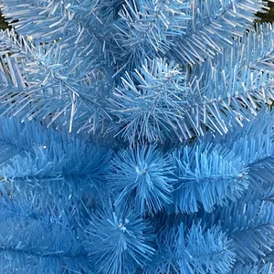 Vente chaude Bleu Arbre De Noël Maison Décoration De Vacances Plein Pvc Ornement De Noël Nouveau Design Arbre De Noël - Product Image 3