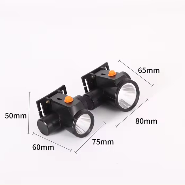 USB Rechargeable Safety Light Headlamp With Led Head Lights 18650 Lithium Head Lamps Rechargeable Battery Customized 80 ABS 100