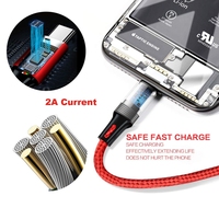 Câble de charge multi-USB tout-en-un en nylon tressé de 1,2 m avec logo personnalisé, câble de données 3-en-1 pour imprimante et plusieurs appareils