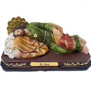 Statua Religiosa Personalizzata di <span class=keywords><strong>San</strong></span> Giuseppe Dormiente, Figurina in Resina, Decorazione per la Casa, Regalo, Statua Religiosa Cattolica, Santo <span class=keywords><strong>San</strong></span> Giuseppe - Product Image 1