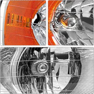 Conjunto de Faros Delanteros Compatibles con Dodge Ram 1500 2002-2005/Ram 2500 3500 2003-2005, Carcasa Cromada, Repuesto de Faros Izquierdo y Derecho - Product Image 5