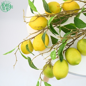 Árbol de Limón Artificial Brillante Blossom, 92 cm de Tallo Largo, Ligero, Ecológico, de Alta Calidad, Decoración para Hogar y Jardín, Fruta - Product Image 4