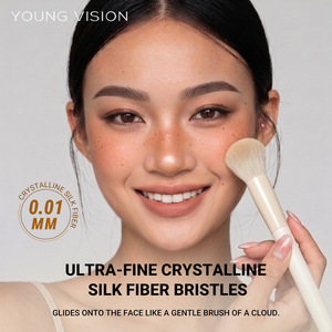 แปรงปัดแก้มขนนุ่ม ยังวิชั่น ซอฟท์ บริสเทิล ด้ามไม้ ใยสังเคราะห์ อุปกรณ์แต่งหน้าสำหรับใบหน้า - Product Image 2