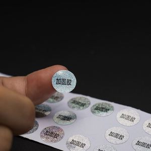 Custom Small Hologram Sticker Labels Wholesale Personalizados Laser Holographic Adhesive Stickers Sheet - Product Image 1