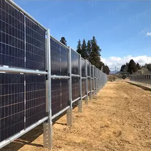 厂家直销太阳能安装结构温室太阳能系统安装支架太阳能农场系统