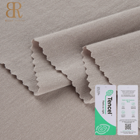 Boran Textile Écologique Lenzing Ten Cel Lyocell Stretch Tricot Tissu Cool Respirant Évacuation De L'humidité Matériel pour T-shirt