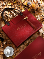 Nouvelle boîte à desserts, cadeau du Nouvel An, boîte-cadeau de gâteaux de lune de style chinois, carton de rangement portable pour le Festival de la Mi-Automne