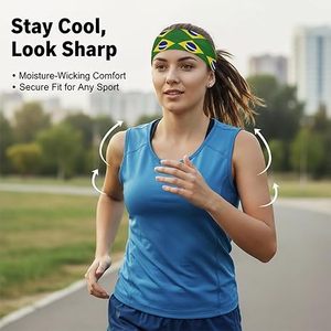 Diademas con Bandera para Mujer y Hombre, Banda Deportiva para la Cabeza para Correr, Ciclismo, Yoga, Gimnasio, Ejercicio - Product Image 6