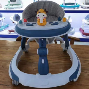 ใหม่รถเข็นหัดเดินม้าโยกพร้อมไฟดนตรีรองเท้าหัดเดินโครงพลาสติก<span class=keywords><strong>พับ</strong></span><span class=keywords><strong>ได้</strong></span>ปลอดภัย - Product Image 5