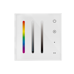 Skydance T24-S 3VDC alimentato a batteria 2 Scene 2 Zone Touch pannello di vetro RF telecomando per Controller LED - Product Image 2