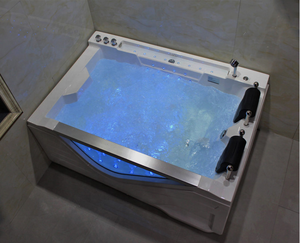 Baignoire avec télévision intégrée 6042 <span class=keywords><strong>Toefl</strong></span>, baignoire à hydromassage encastrable, baignoire pour 2 personnes, spa - Product Image 6