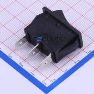 SS31-BBNNQ-RS30-R Rocker Switch Through hole Component (THT) Switch 32.2mm 25.2mm 19.2mm Concave Bend - Product Image 1