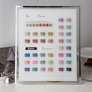 Logotipo personalizado de fábrica <span class=keywords><strong>Pastel</strong></span> Cat Eye Pink Gel esmalte de <span class=keywords><strong>uñas</strong></span> estilo francés para aplicación DIY botella embalaje Tpo Hema gratis - Product Image 1