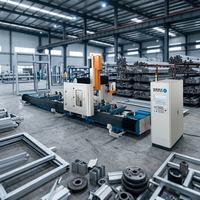 Tianchen Yüksek Hızlı 4 Eksenli CNC Freze Delme Makinesi Alüminyum Pencere Kapı Cephe Profili Yüksek Güvenlikli OEM