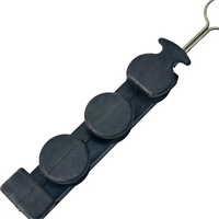 Großhandel Schwarze Kunststoff-FTTH-Drop-Kabelklemmen Spannklemme für Innenbereich Günstiger Preis Außenbereich Miniatur-Glasfaser-Drop-Kabel