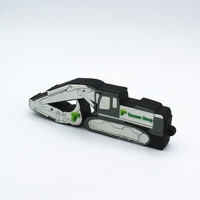 DZ-001Custom truk karet pvc berbentuk u disk dengan logo 8gb 16gb 32gb sekop bagus usb flash drive