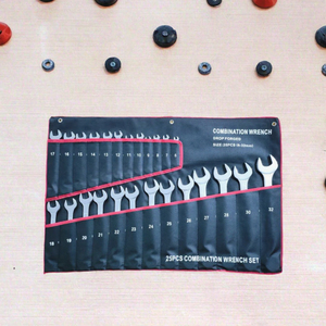 25pcs Carbon Steel Dual-Purpose <strong>Wrench</strong> <strong>Set</strong> 6-32mm Metric Industrial Grade Automotive Tool <strong>Set</strong> for General Repair Durable - Product Image 3