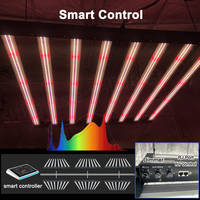 Lámpara LED para Cultivo en Interiores Bloom, Lm301h Evo Lm281B, 1000W, Espectro Completo, 3 Canales, Hidropónica, Plegable